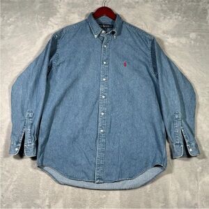 Ralph Lauren Polo Blaire denim shirt men’s size large